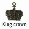 King Crown charm